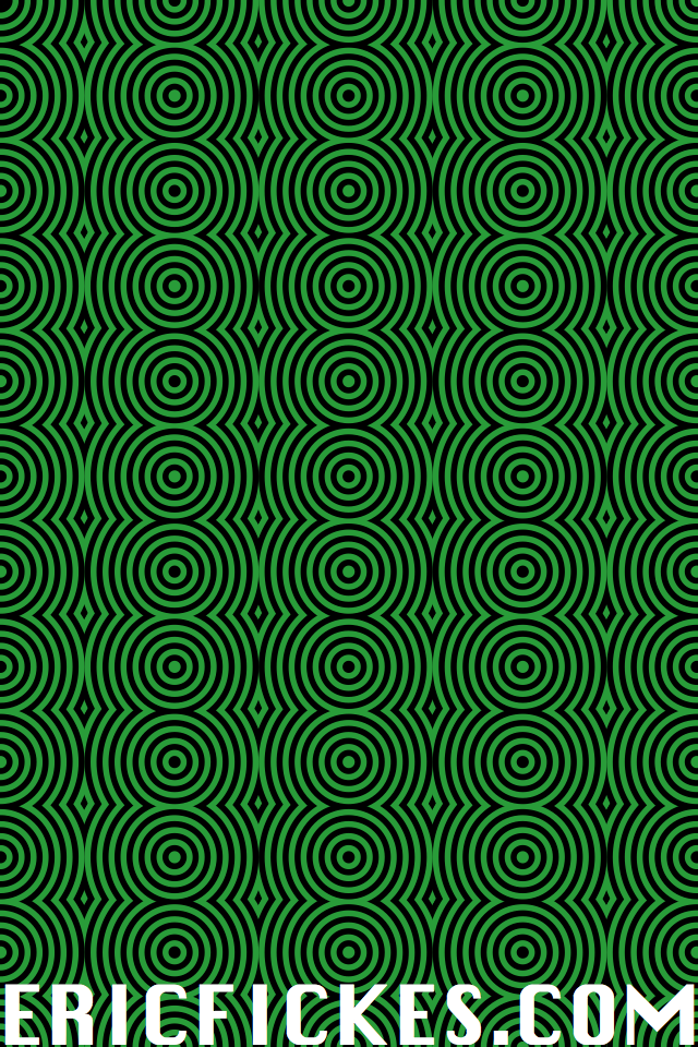 ISpiral iPhone desktop background in GREEN